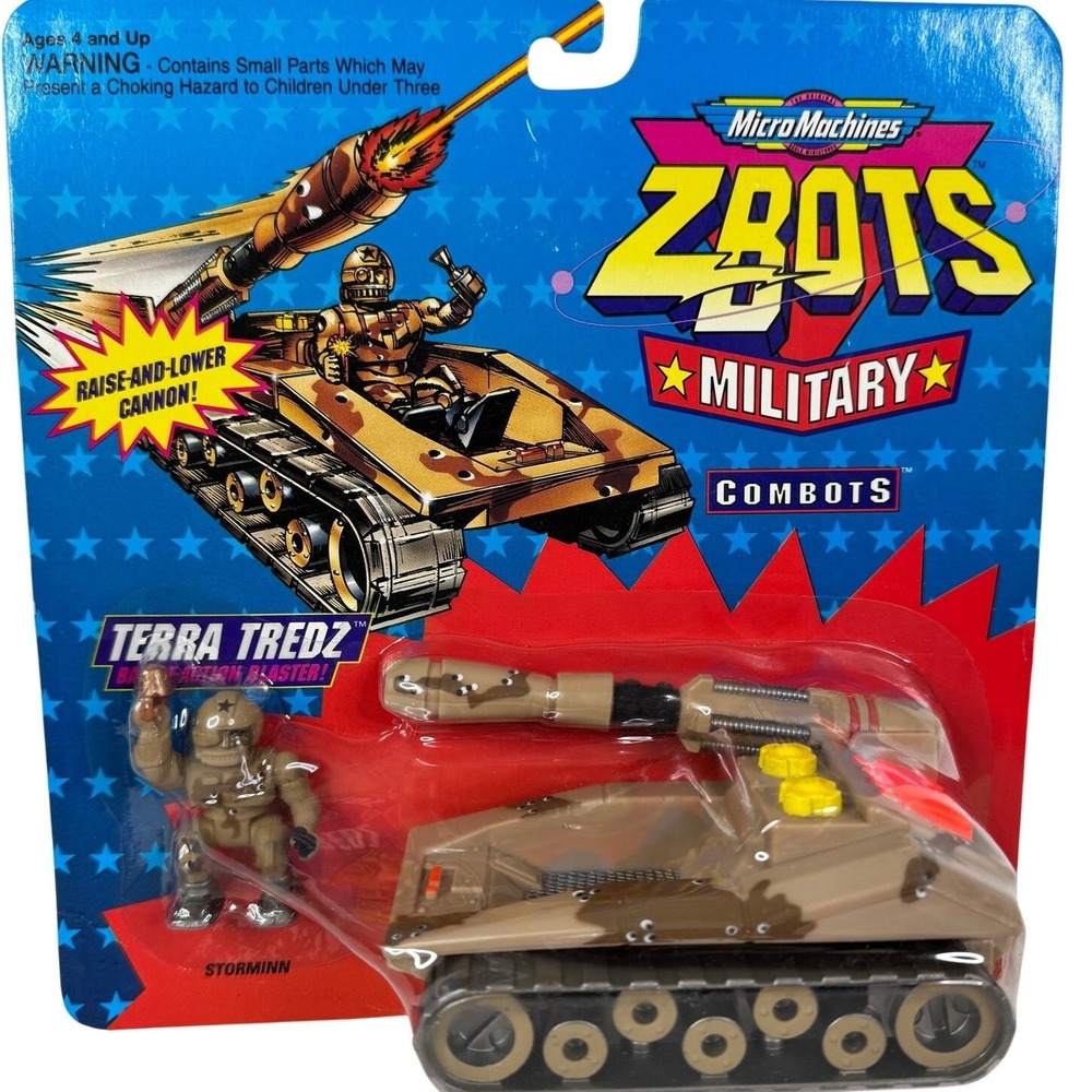 Z-Bots Military Combots Terra TREDZ Storminn Micro Machines Battle Blaster